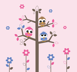 wall decoration or greeting card