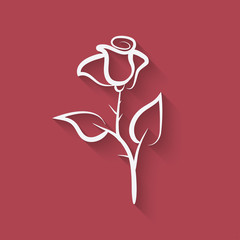 rose flower symbol