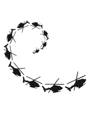 Looping Heli Spirale Rund Muster © Style-o-Mat-Design