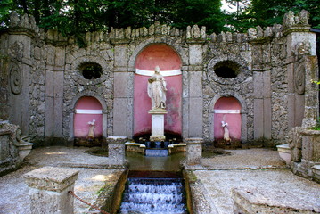 Sculpture in the Trick Fountains,Salzburg