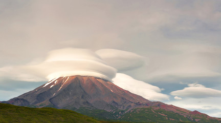 Volcano Kronotskay Sopka