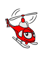 Kleiner süßer Comic Cartoon Heli © Style-o-Mat-Design