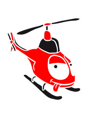 Kleiner süßer Comic Cartoon Heli © Style-o-Mat-Design