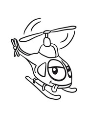 Kleiner süßer Comic Cartoon Heli © Style-o-Mat-Design