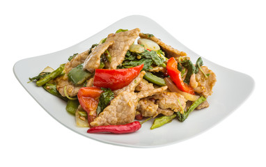 Pork with vegetables