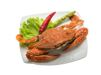 Boiled crab