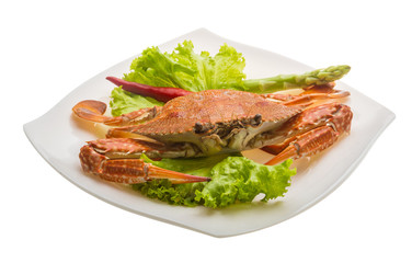 Boiled crab