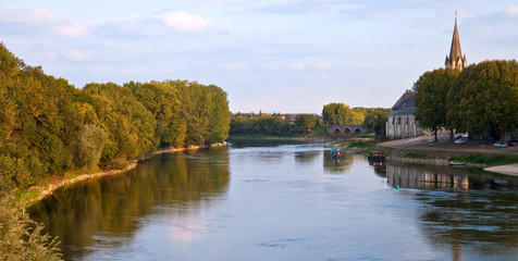Bord de Loire &agrave; Chalonnes