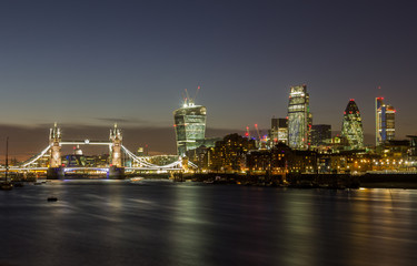 Fototapeta na wymiar London City Skyline