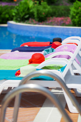 rest in paradise - at the pool with friends