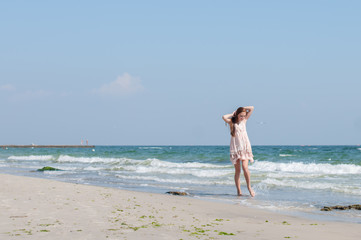 girl on a beach