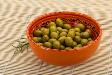 Green olives