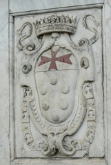 Stemma dei Medici, scultura famiglia dei Medici, Pisa