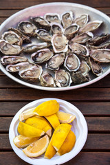 Oysters and Lemons