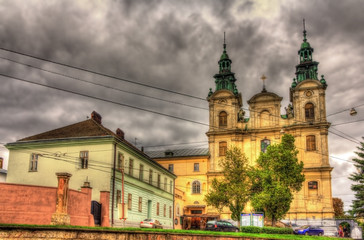 Obraz premium Church of St. Mary Magdalen in Lviv, Ukraine