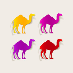 realistic design element: camel