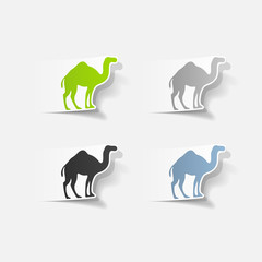 realistic design element: camel