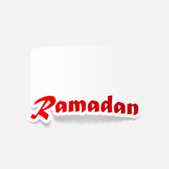 realistic design element: Ramadan
