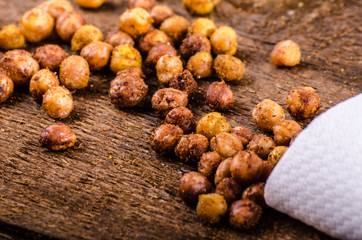 Roasted chickpeas spiced