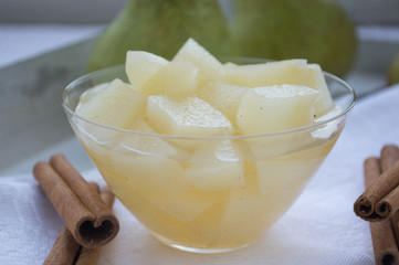 Pear compote