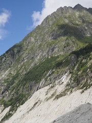 Fototapeta na wymiar Los Alpes junto a Chamonix (Francia)