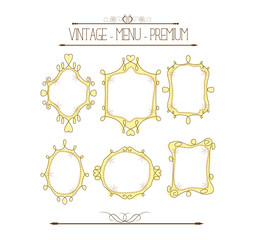 Obraz premium Doodle frames