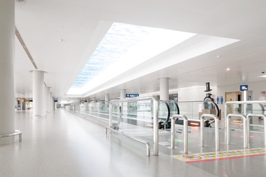 Interior of the airport