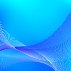 Abstract background with blue lines