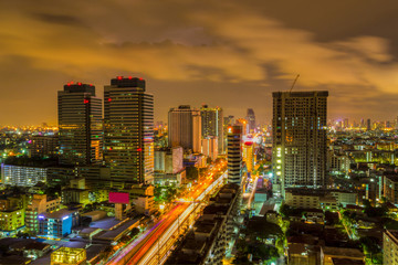 Fototapeta na wymiar Skyline in Bangkok.