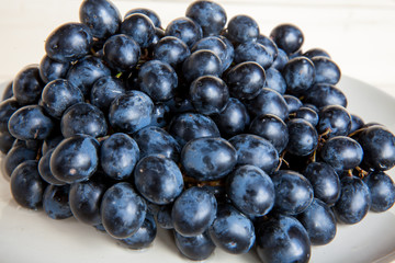 Ripe grapes