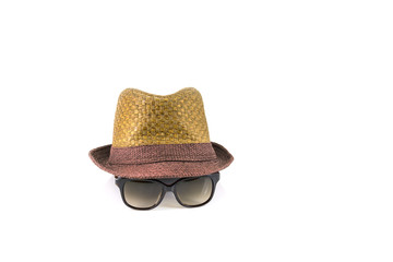 Hat and sunglasses