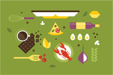 cooking desk header