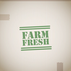Farm fresh stamp