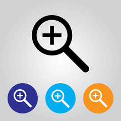 Fototapeta premium Zoom In Icon