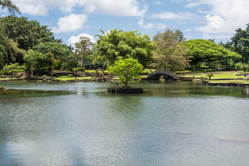 The Japanese Gardens in Hilo, Hawaii