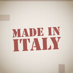 Made in italy stamp
