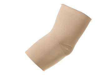 Elbow bandage isolated on white background