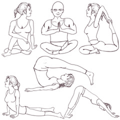 fitness yoga positions