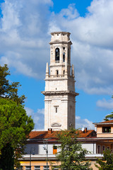 Fototapeta premium Bell Tower of Verona Cathedral - Italy
