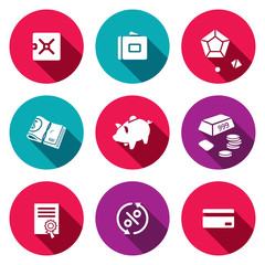 Finance icon collection
