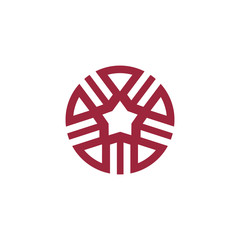 Star and military insignia sign