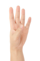 Hand sign