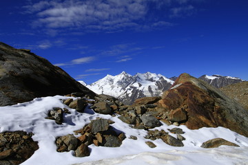Obraz premium Berglandschaft, Schweiz, Wallis, Hohsaas