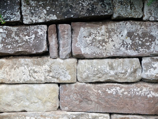 Historische Sandsteinmauer