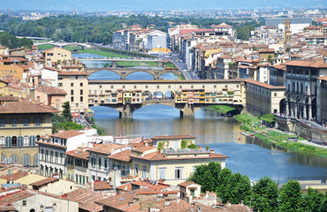 Pontevecchio e fiume Arno, Firenze