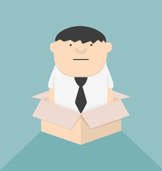 Concept image outside the box