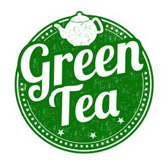 Green tea stamp