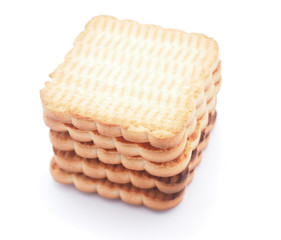 cookies on a white background