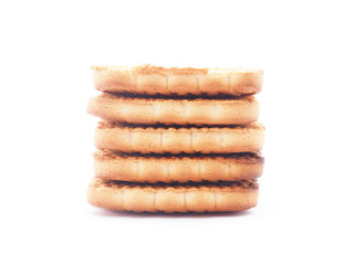 cookies on a white background