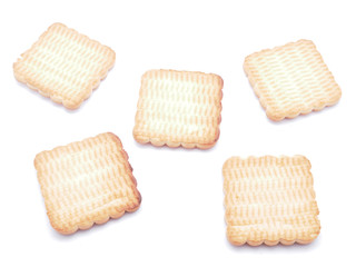 cookies on a white background